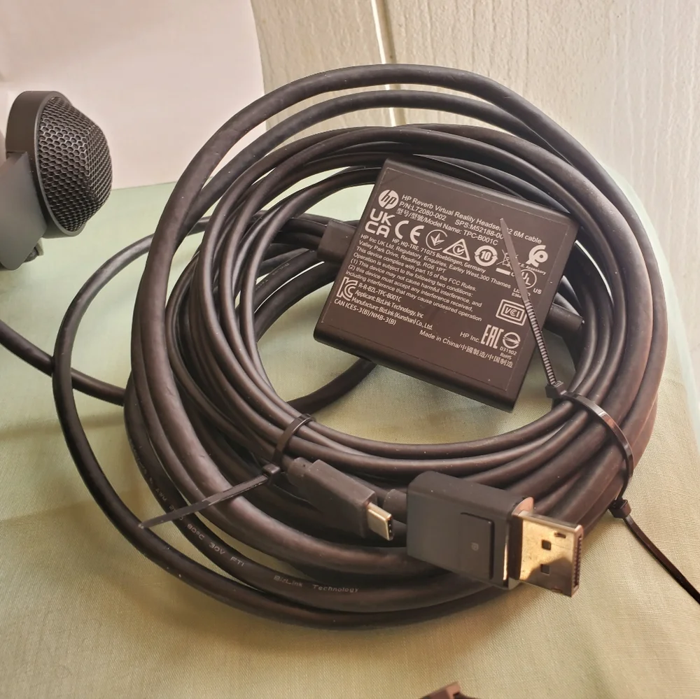 HP REVERB G2 VR Headset with Sleek Design and Ergonomic Controllers